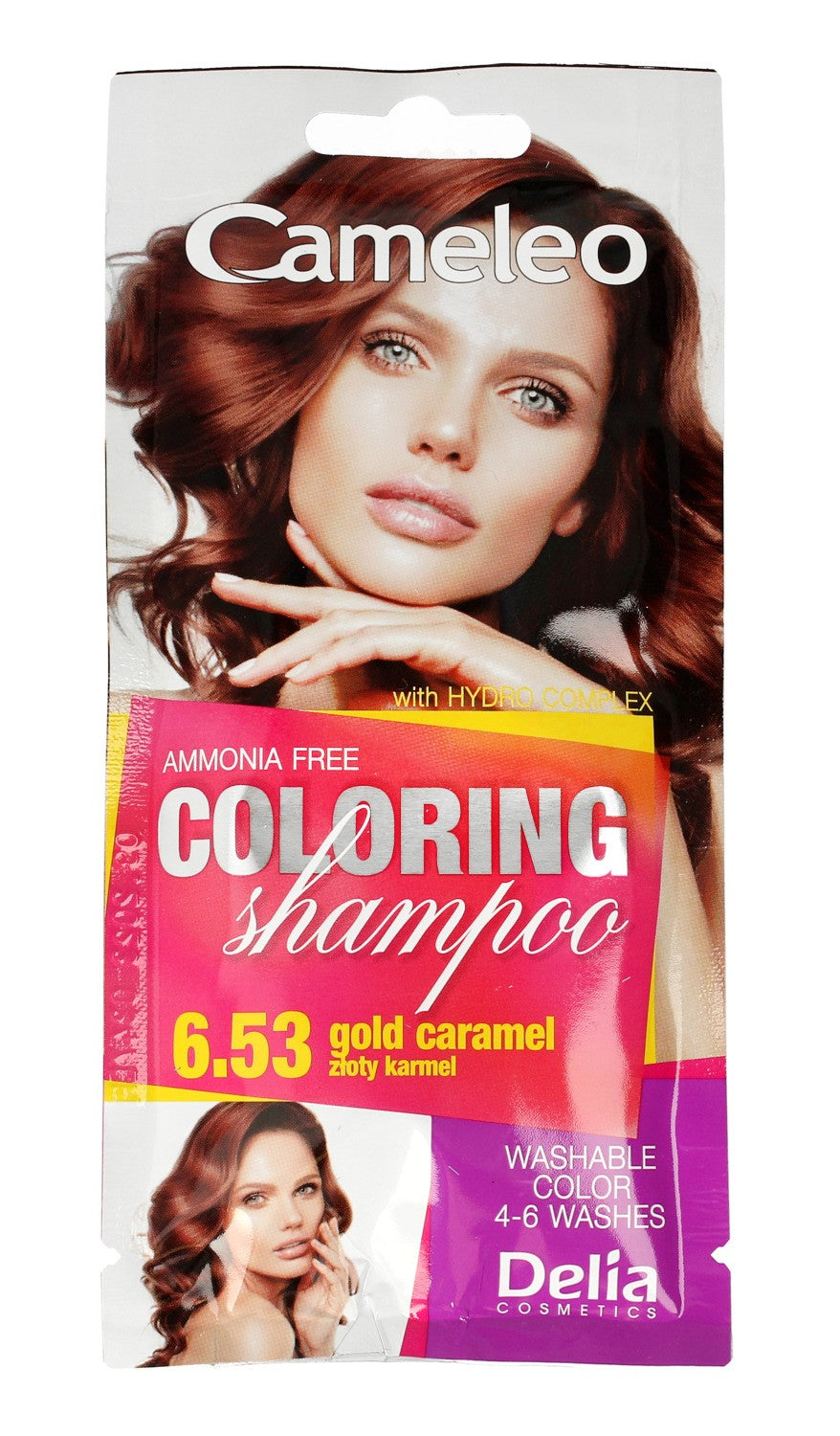 Delia Cosmetics Cameleo Coloring Shampoo No. 6.53 Golden Caramel 1pc | Vaistine1.lt | WestPharmacy.eu