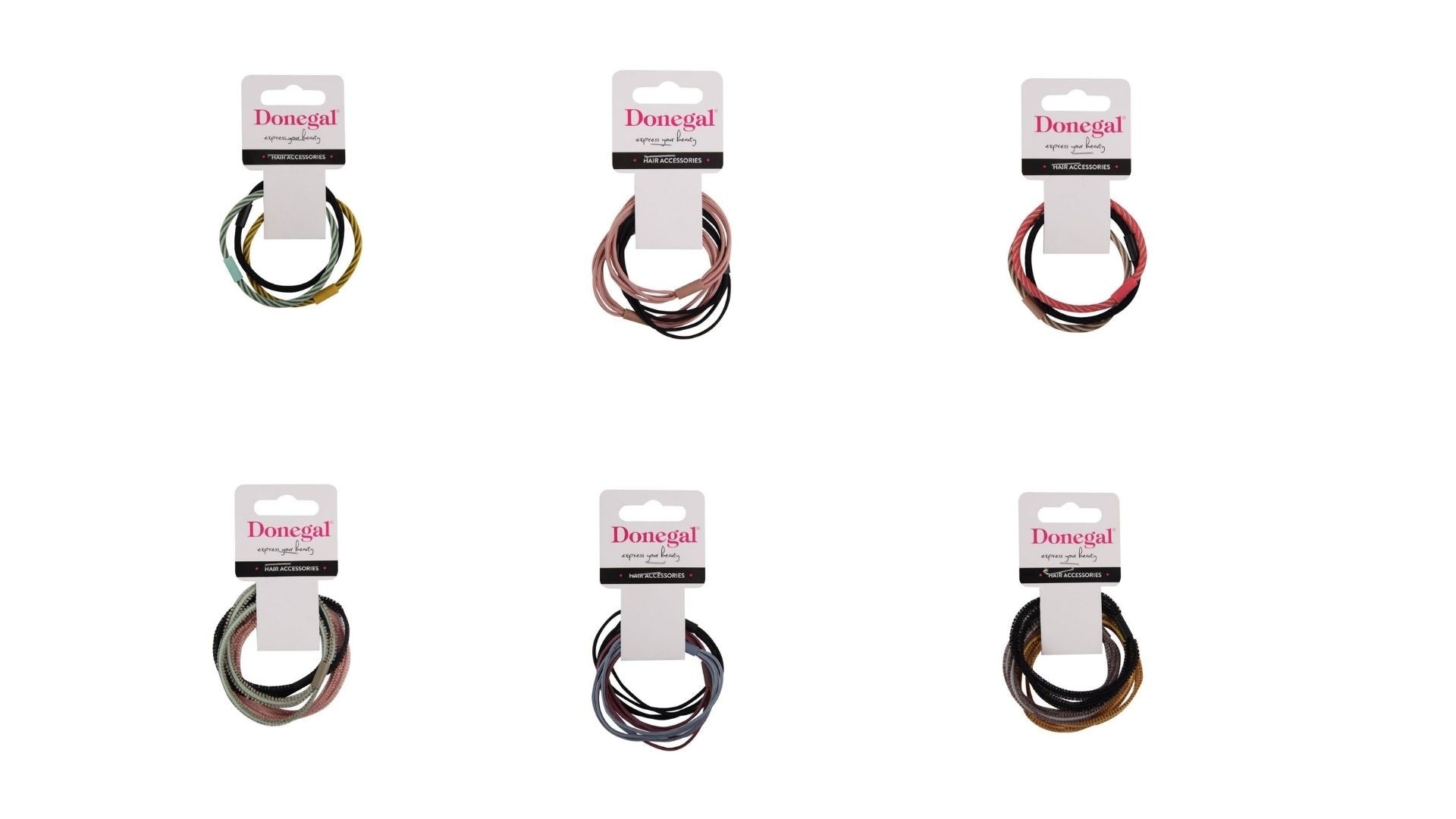 DONEGAL Hair decorations - rubber bands (FA-5625) - mix of colors 1 pc | Vaistine1.lt | WestPharmacy.eu
