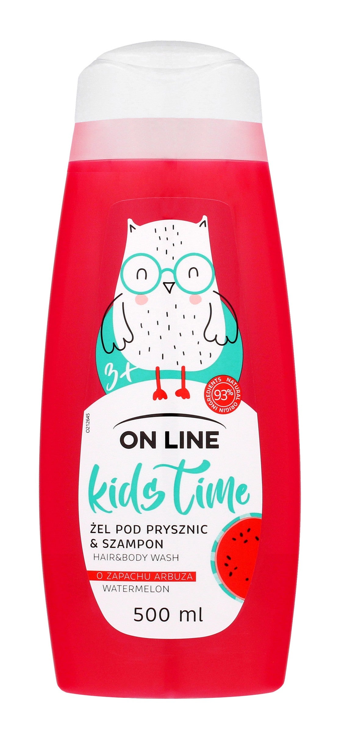 On Line Kids Time 2-in-1 shower gel and shampoo for children - watermelon scent 500ml | Vaistine1.lt | WestPharmacy.eu
