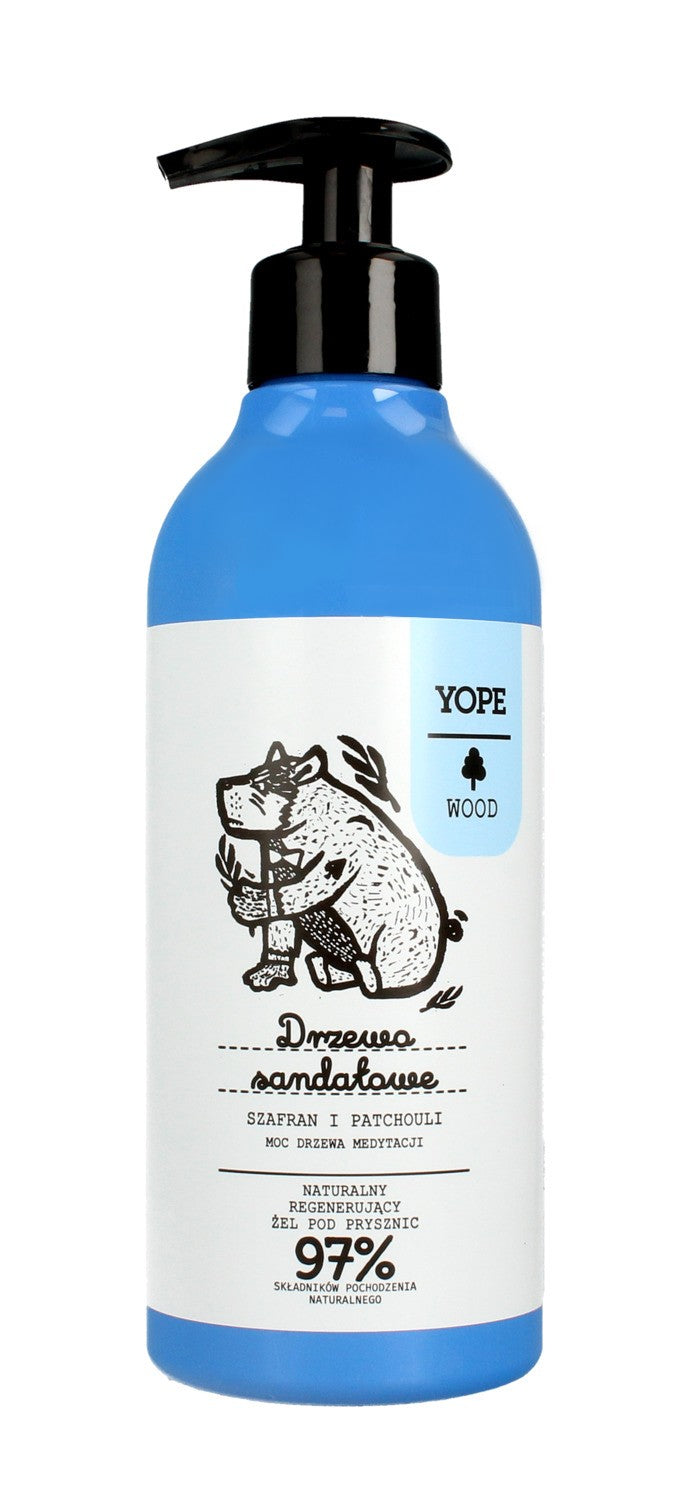 YOPE WOOD Zel p/p Sandal/Saffron/Patchouli 400 | Vaistine1.lt | WestPharmacy.eu