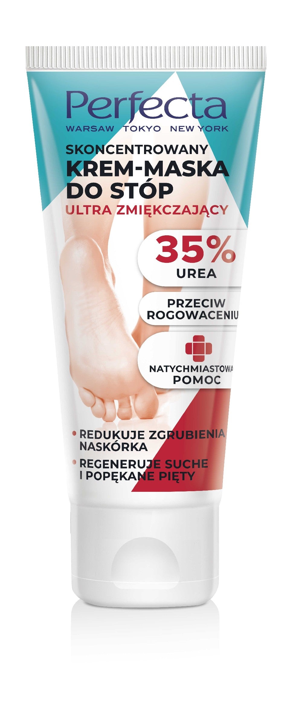 Perfecta Concentrated Ultra Softening Cream-mask for feet - 35% Urea 80ml | Vaistine1.lt | WestPharmacy.eu
