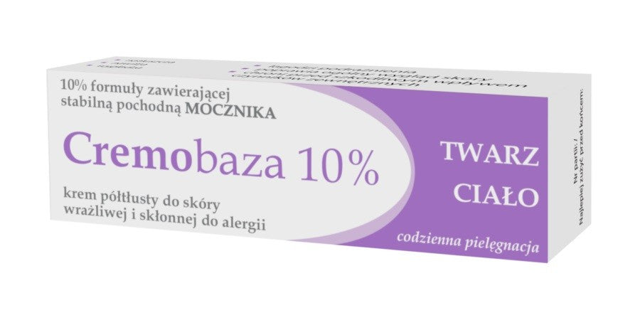 CREMOBAZA 10% Semi-fat cream with urea for face and body - sensitive and allergy-prone skin 30g | Vaistine1.lt | WestPharmacy.eu