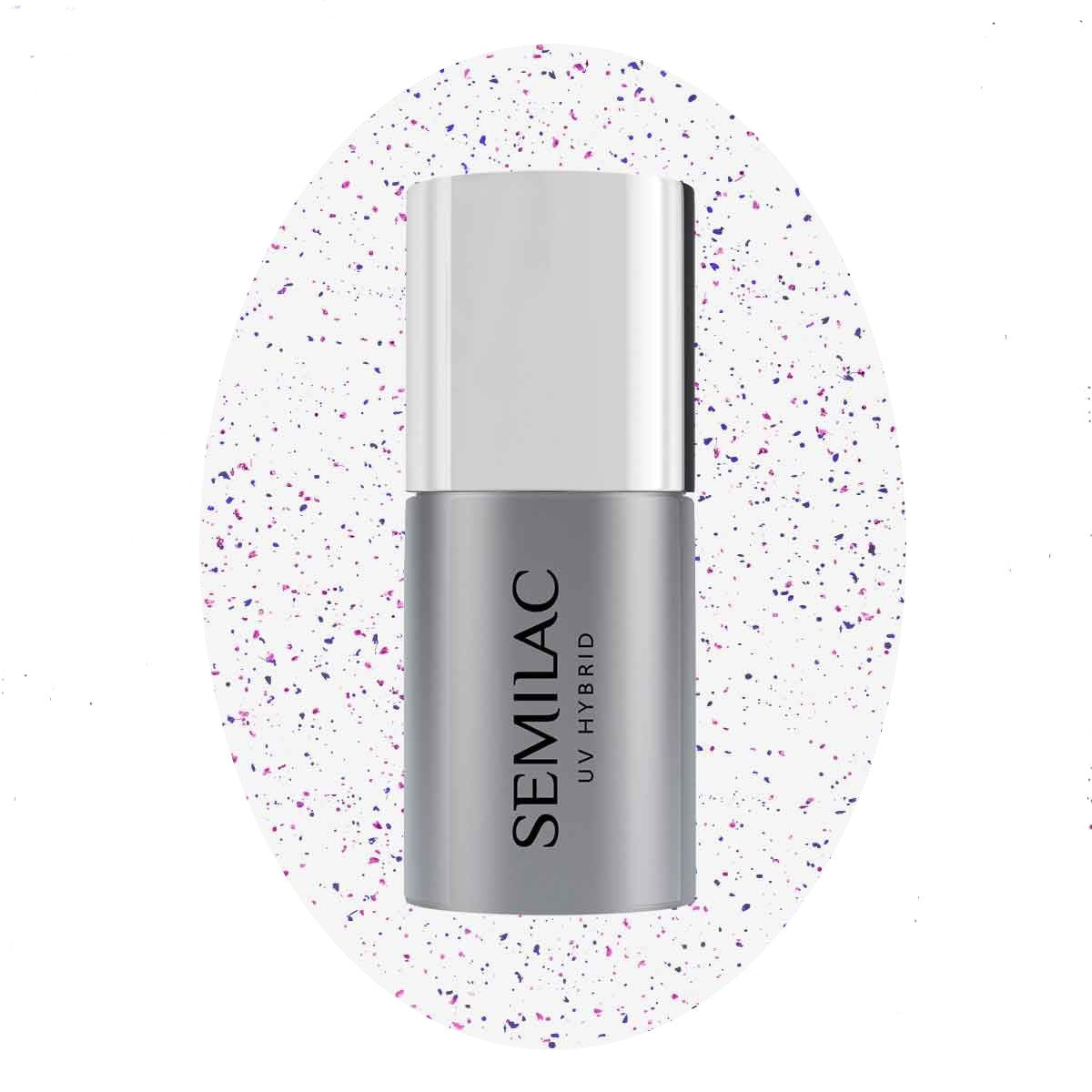 SEMILAC TOP NO WIPE BLINKING BLUE & VIOLET FLAKES | Vaistine1.lt | WestPharmacy.eu