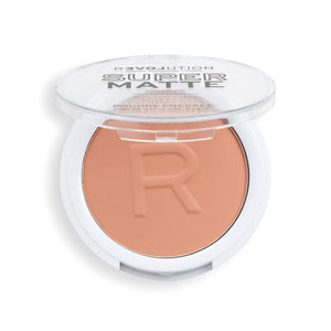 Makeup Revolution Super Matte Pressed Powder Mattifying Powder - Medium Tan 6g | Vaistine1.lt | WestPharmacy.eu