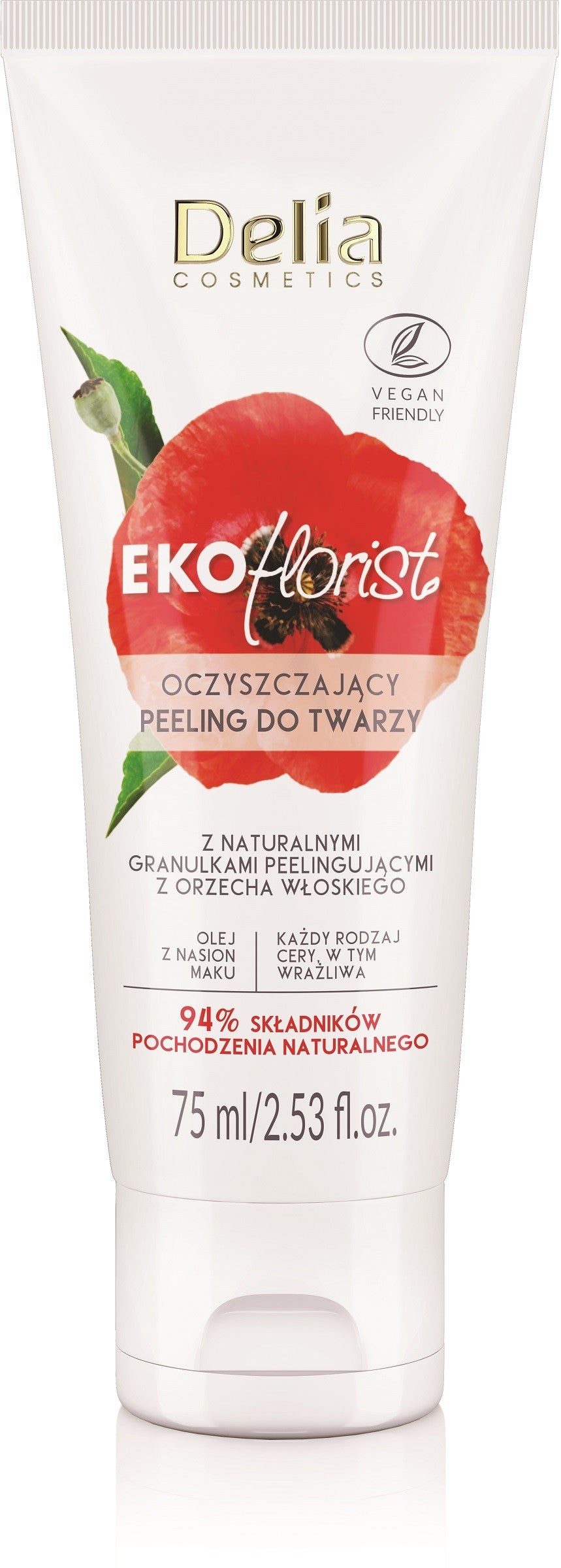 Delia EKOflorist - MAK - Face Peeling tube 75ml | Vaistine1.lt | WestPharmacy.eu