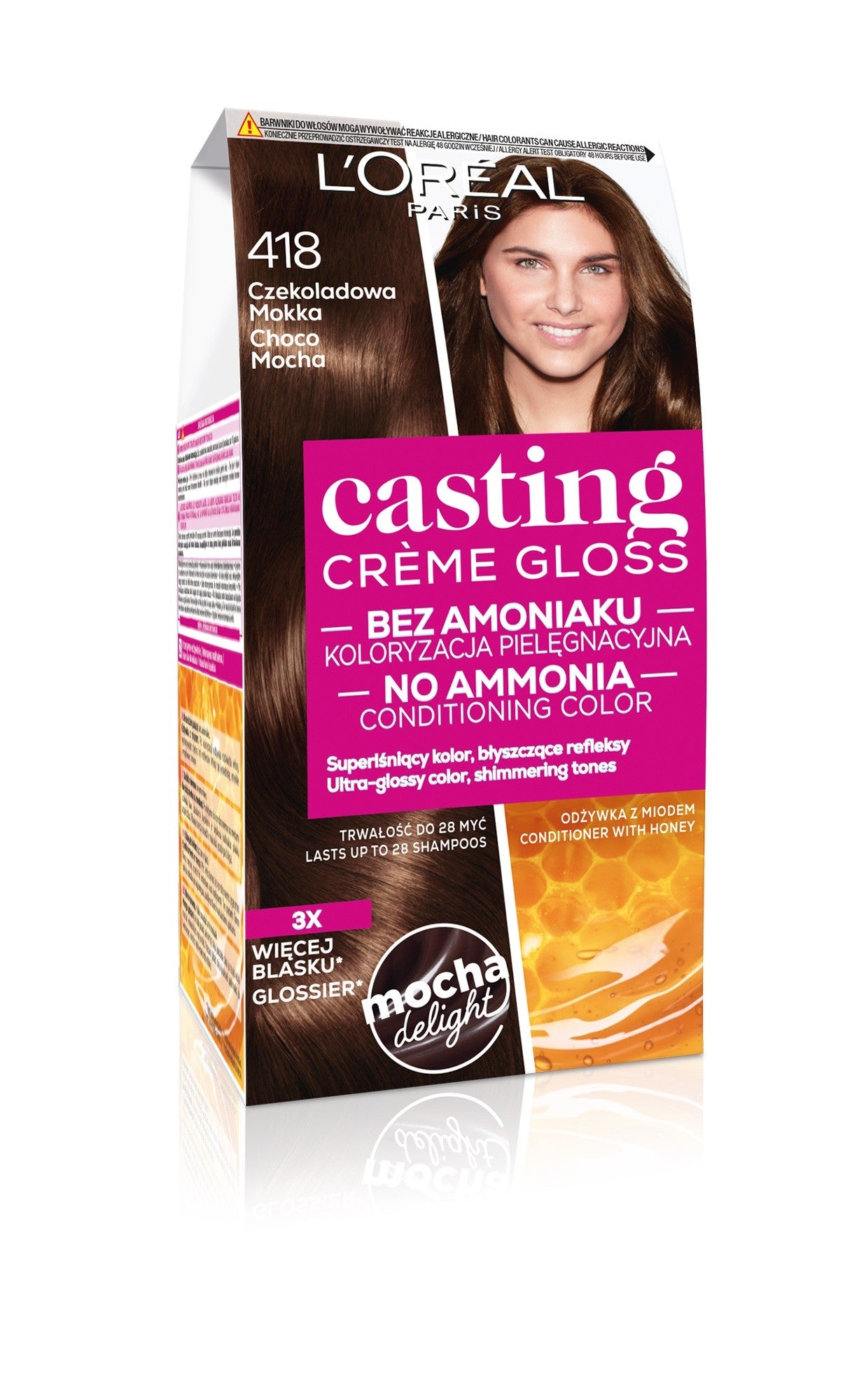 Casting Creme Gloss Coloring Cream No. 418 Chocolate Mocha 1pc. | Vaistine1.lt | WestPharmacy.eu
