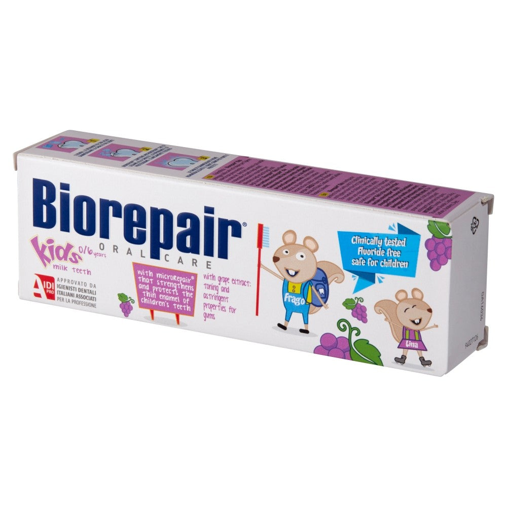 Biorepair Oral Care Toothpaste Kids-Grape 0-6 50ml | Vaistine1.lt | WestPharmacy.eu