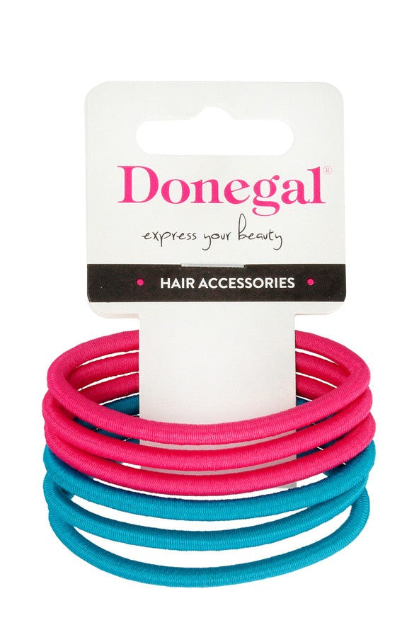 DONEGAL Hair decorations - rubber bands (FA-5668) - 1 pack - 6 pcs | Vaistine1.lt | WestPharmacy.eu