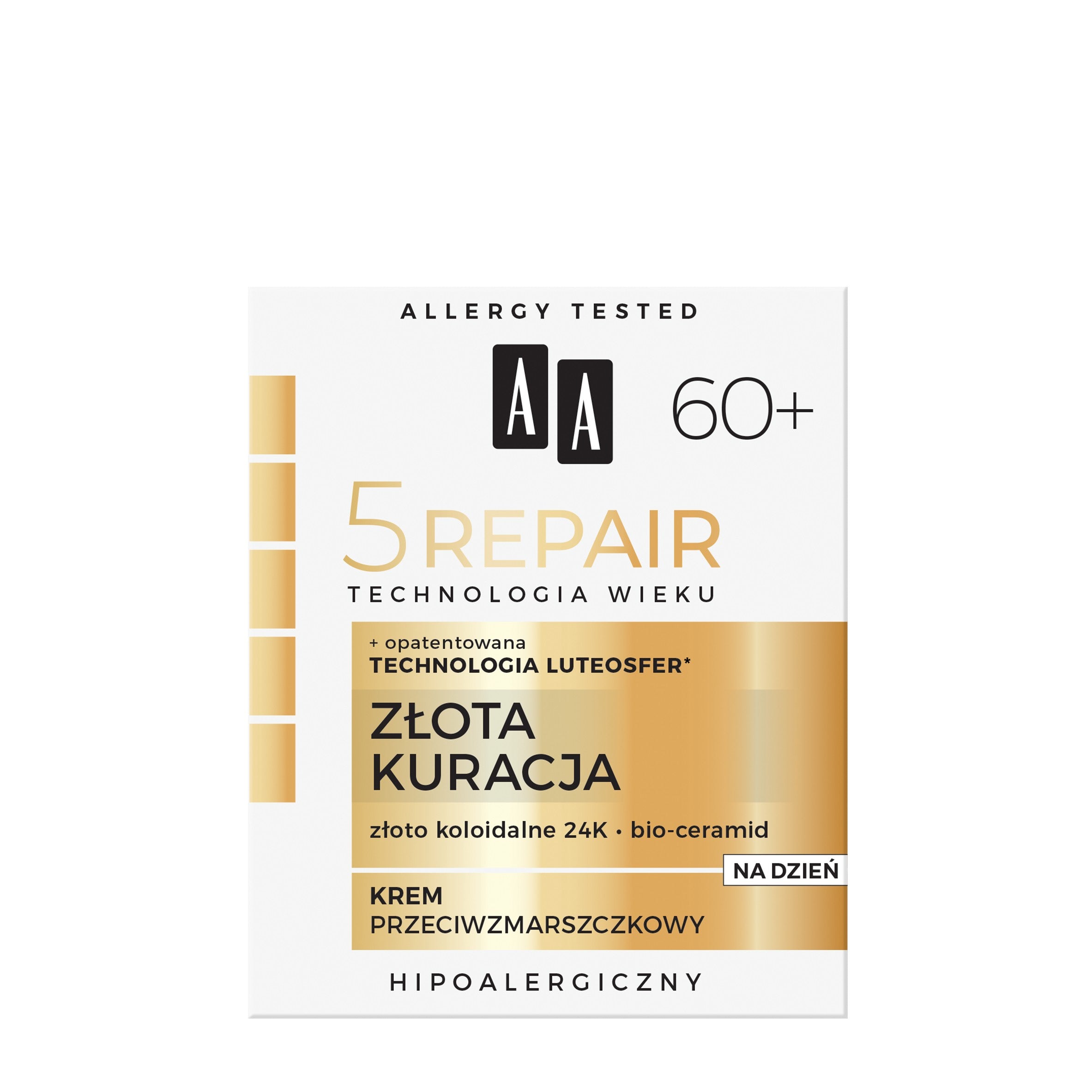 AA Age Technology 5 Repair 60+ Golden Treatment Anti-wrinkle Day Cream 50ml | Vaistine1.lt | WestPharmacy.eu