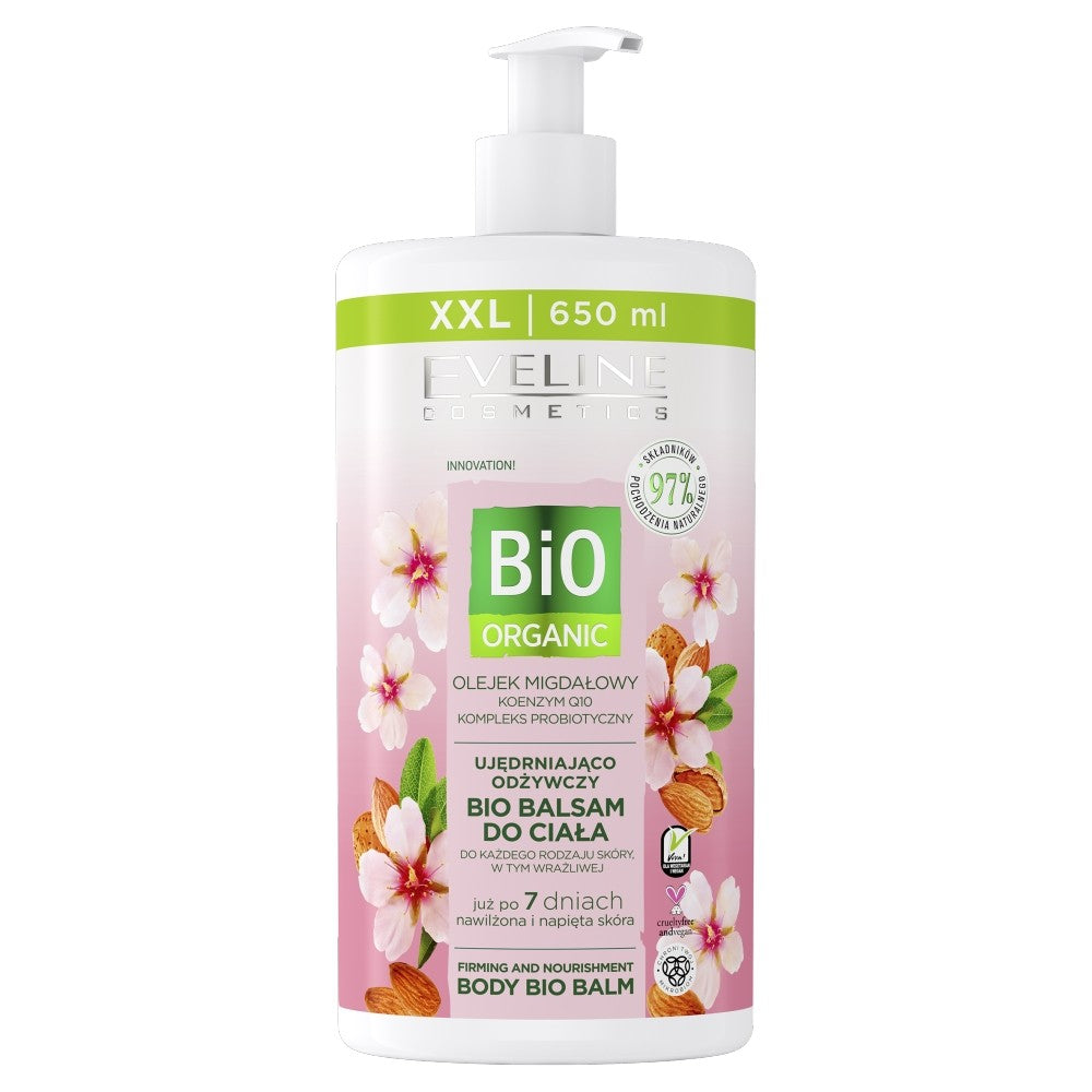 Eveline Bio Organic Bio Firming and nourishing body balm - almond oil 650ml | Vaistine1.lt | WestPharmacy.eu