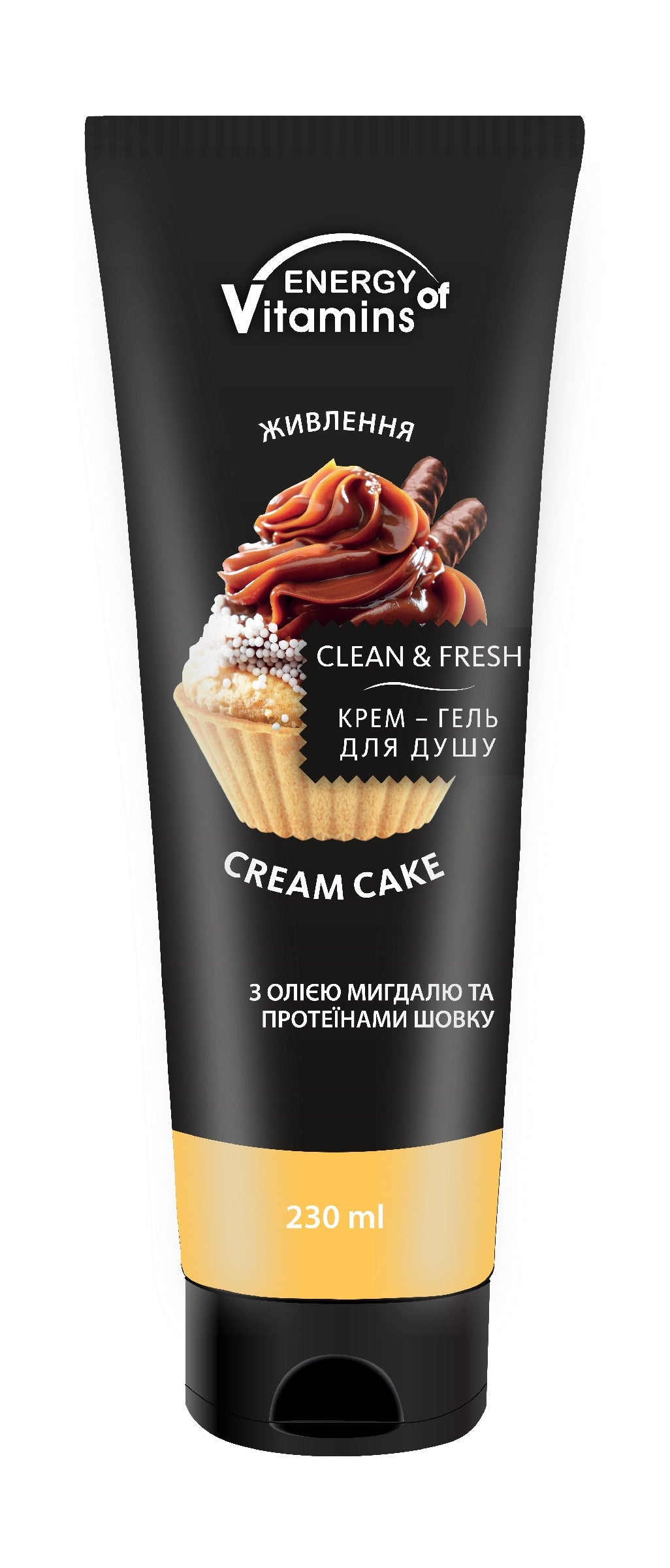 ENERGY OF VITAMINS Shower Gel Cream Cake 230ml | Vaistine1.lt | WestPharmacy.eu
