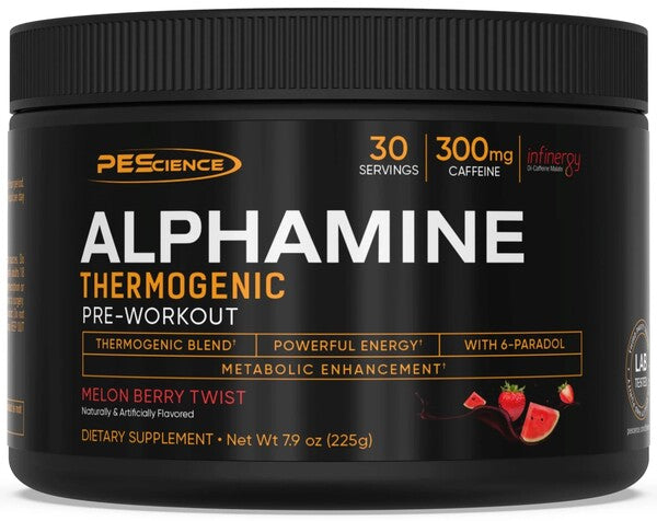 Alphamine, Melon Berry Twist - 225g - PEScience