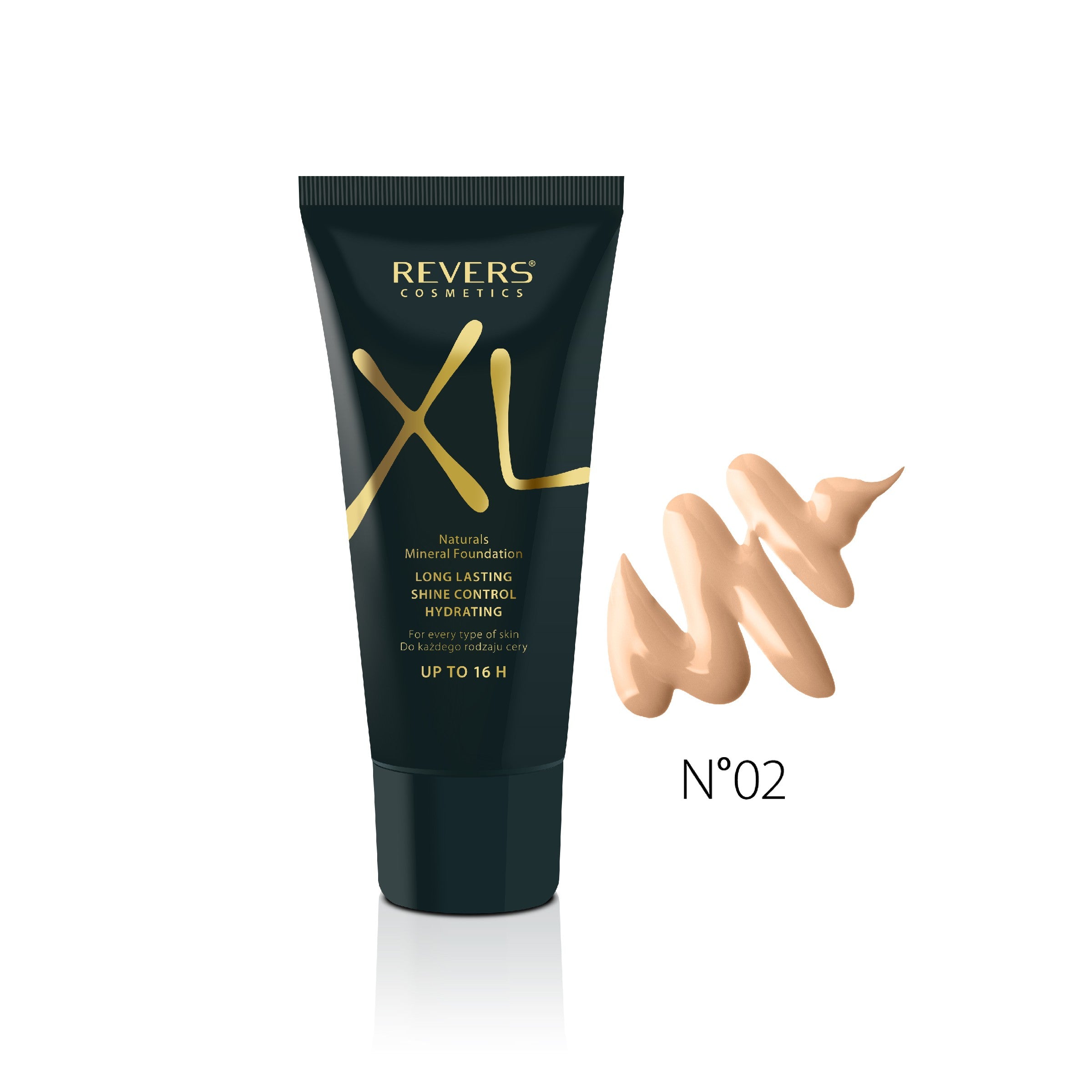 REVERS XL Natural Minerals Foundation 02 Beige 30ml | Vaistine1.lt | WestPharmacy.eu