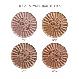 REVERS Bronzing - Illuminating Powder BRONZE & SHIMMER no. 3 - 9 g | Vaistine1.lt | WestPharmacy.eu