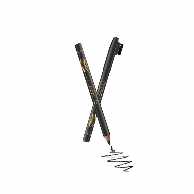 REVERS Eyebrow Pencil with Brush Eye Brow Stylist - black 1pc | Vaistine1.lt | WestPharmacy.eu