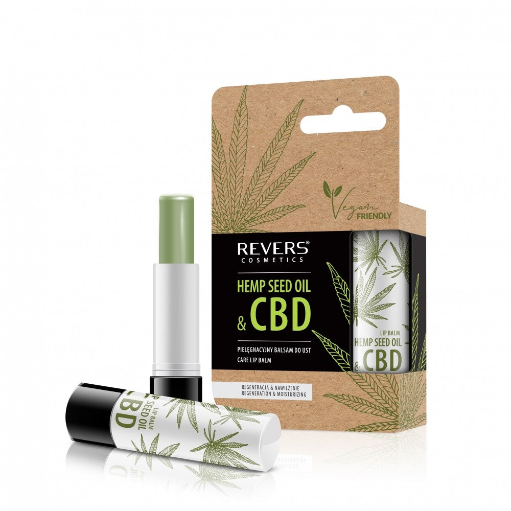 REVERS Hemp Seed Oil&CBD Care Lip balm with hemp oil 4g | Vaistine1.lt | WestPharmacy.eu