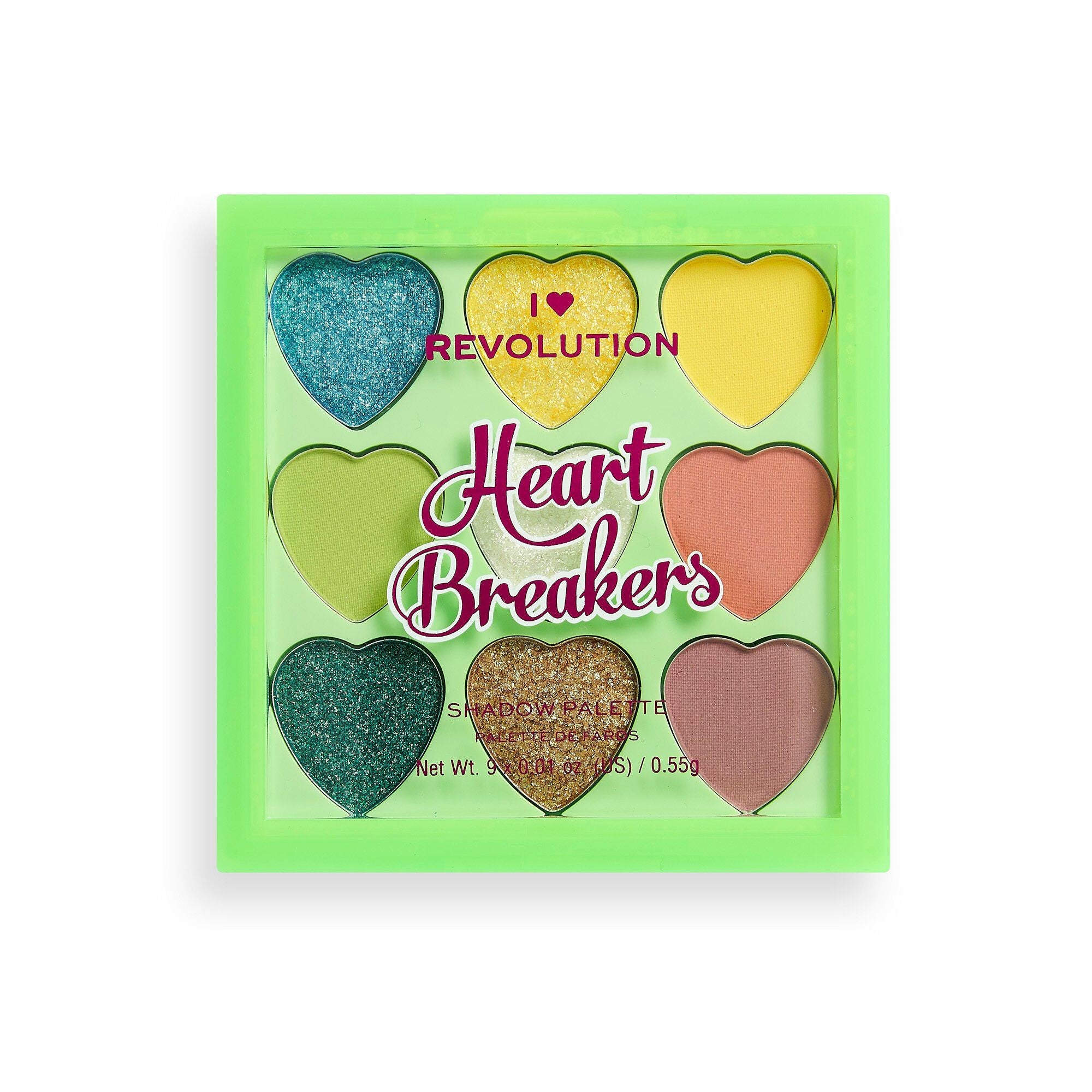 I Heart Revolution Heartbreakers Eyeshadow Palette (9) Flourish 1op. | Vaistine1.lt | WestPharmacy.eu