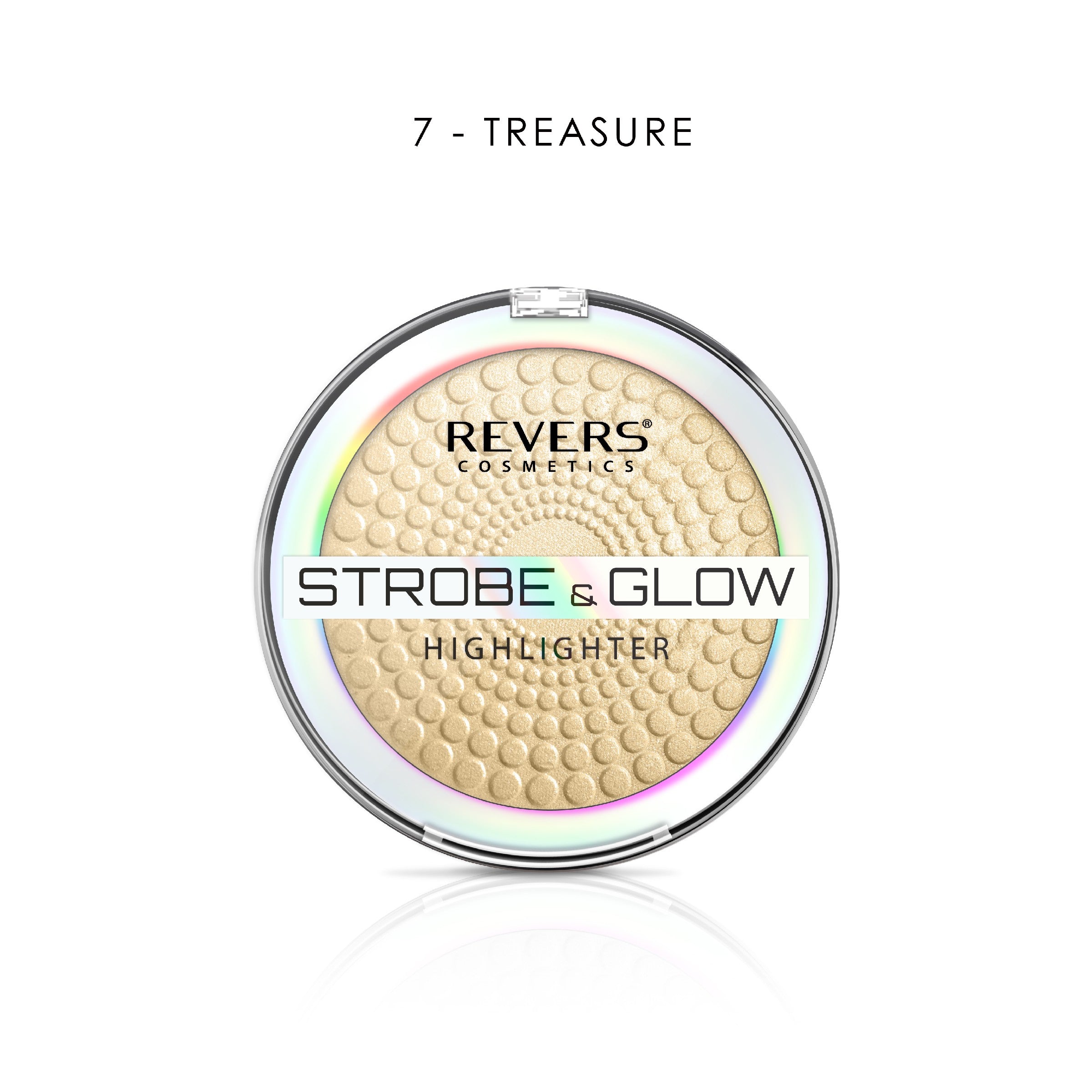 REVERS Illuminating Powder STROBE & GLOW HIGHLIGHTER 07 Treasure 8 g | Vaistine1.lt | WestPharmacy.eu