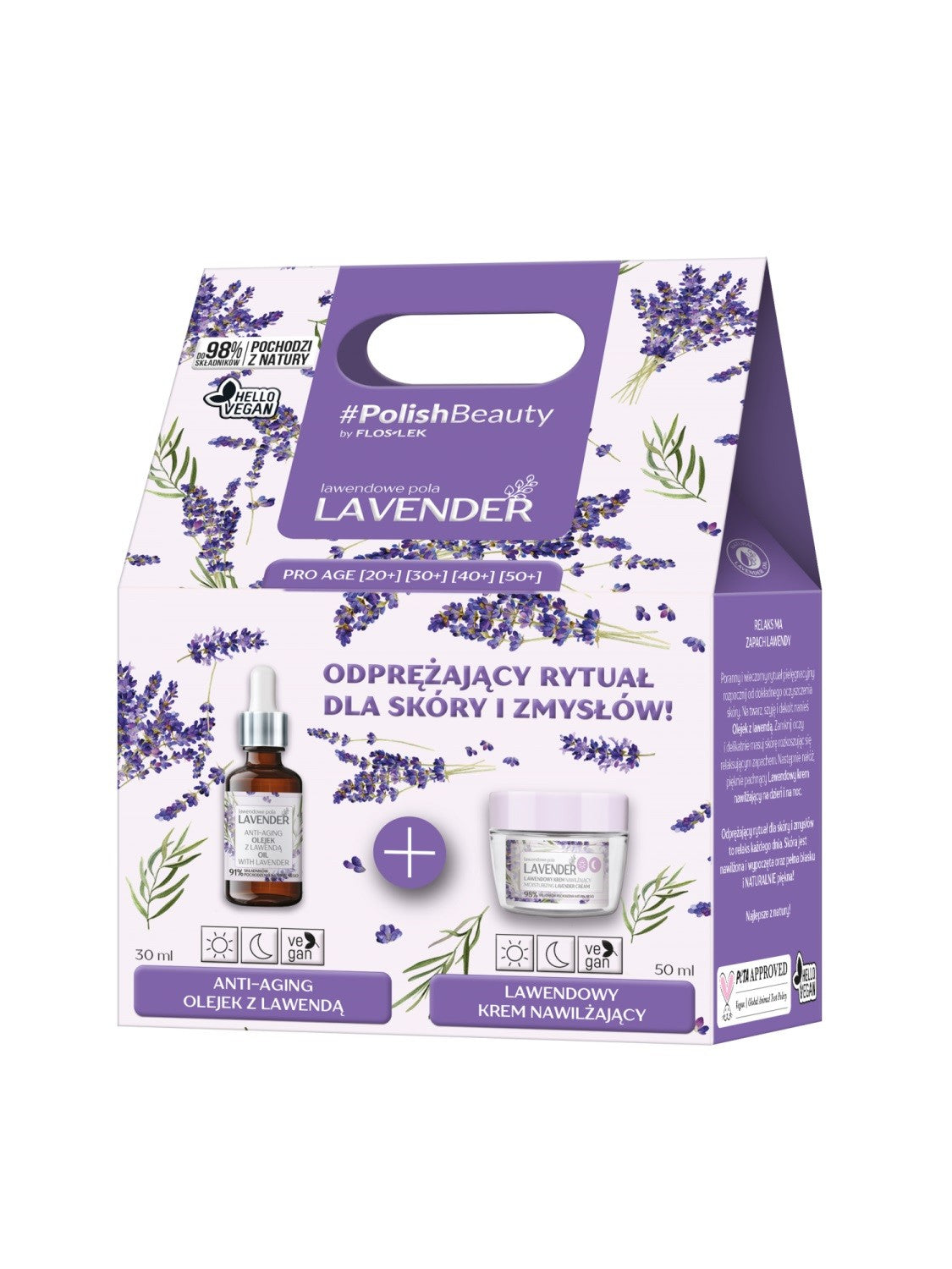 Floslek Lavender gift set (oil 30ml + moisturizing cream 50ml) | Vaistine1.lt | WestPharmacy.eu