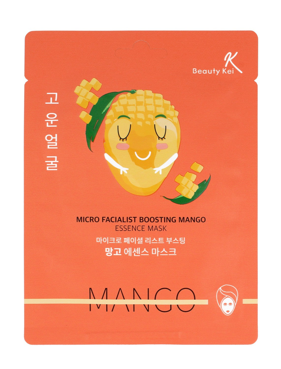 Beauty Kei Sheet mask with MANGO extract 1 pc | Vaistine1.lt | WestPharmacy.eu
