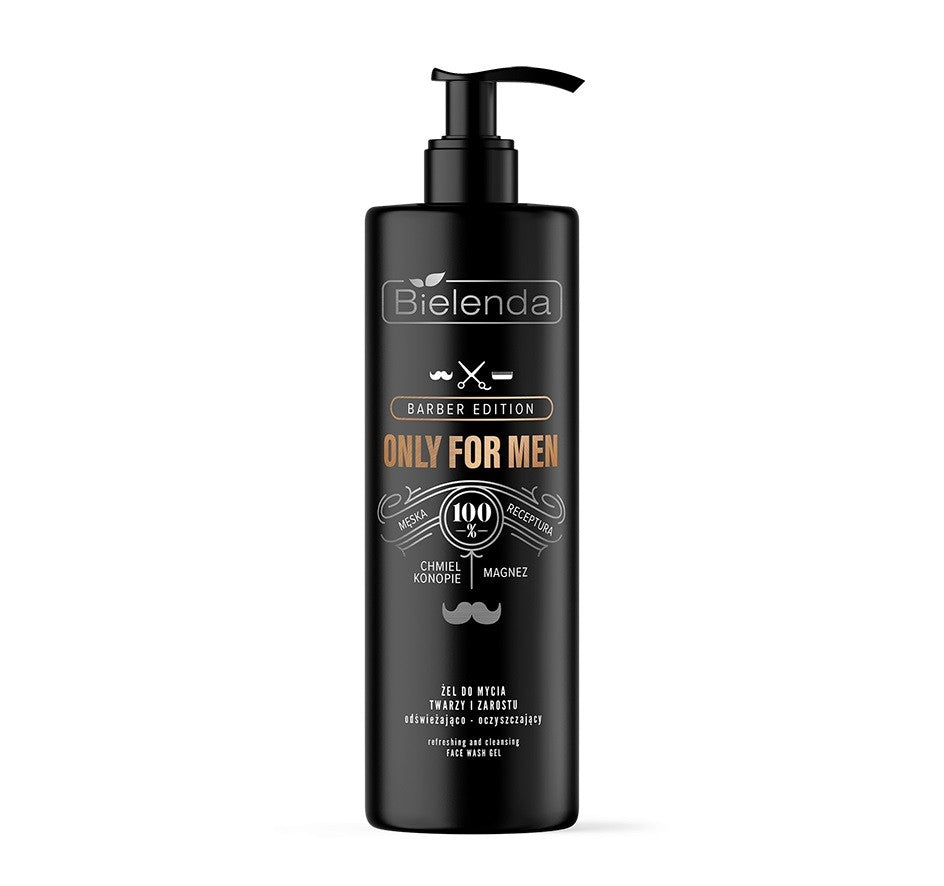 BIEL Only for men barber edition facial cleansing gel. | Vaistine1.lt | WestPharmacy.eu