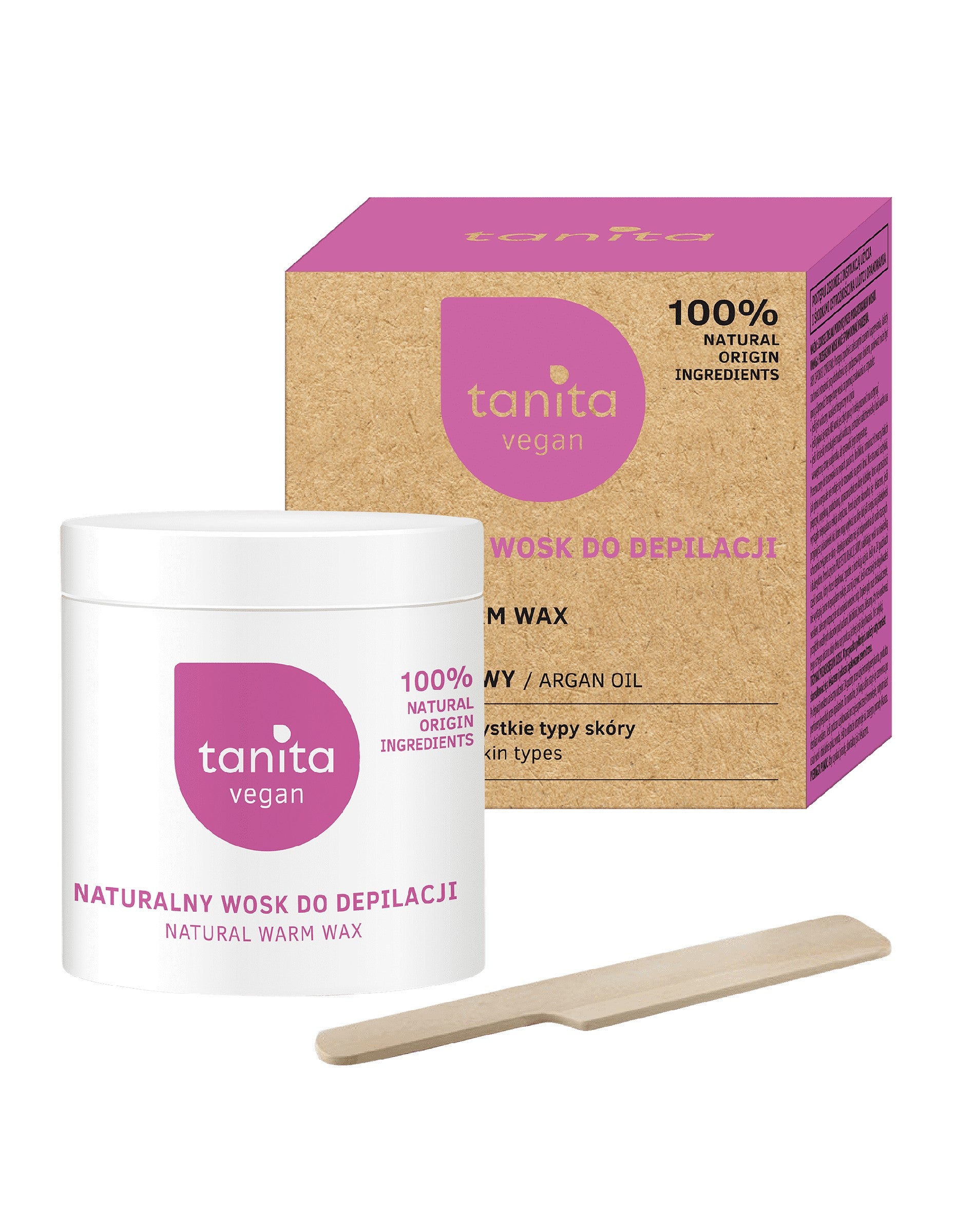 TANITA Vegan Natural Wax for Depilation with Argan Oil 250ml | Vaistine1.lt | WestPharmacy.eu
