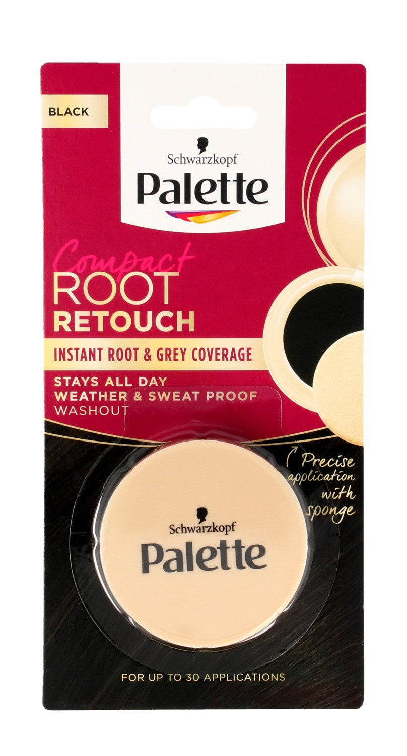 Palette Root Retouch Compact Concealer for Touching Up Roots - Black 3g | Vaistine1.lt | WestPharmacy.eu