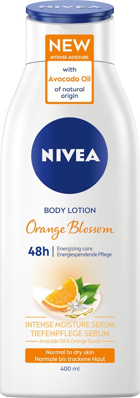 Nivea Body Energizing Moisturizing Body Lotion Orange Blossom 48H for normal to dry skin 400ml | Vaistine1.lt | WestPharmacy.eu