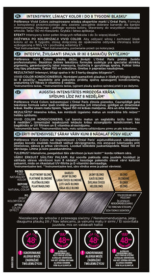 Loreal Preference Vivid Colors Hair Color No. 9.112 Smokey Grey (Camden Town) 1op. | Vaistine1.lt | WestPharmacy.eu