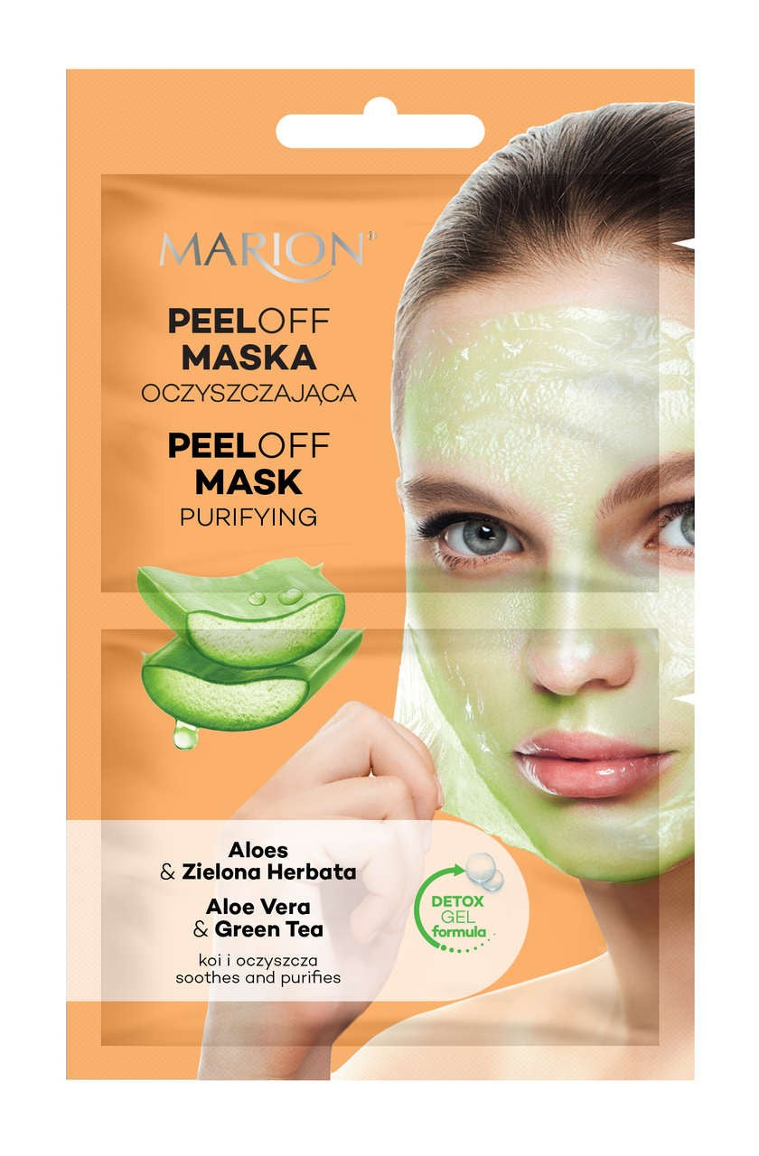 Marion Peel-off cleansing face mask - Aloe & Green Tea 18ml | Vaistine1.lt | WestPharmacy.eu