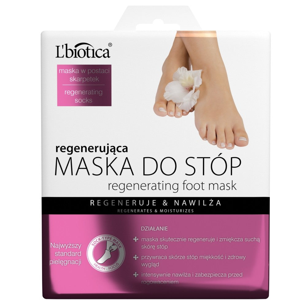 L'BIOTICA FEET mask REGENERATING socks 32ml | Vaistine1.lt | WestPharmacy.eu