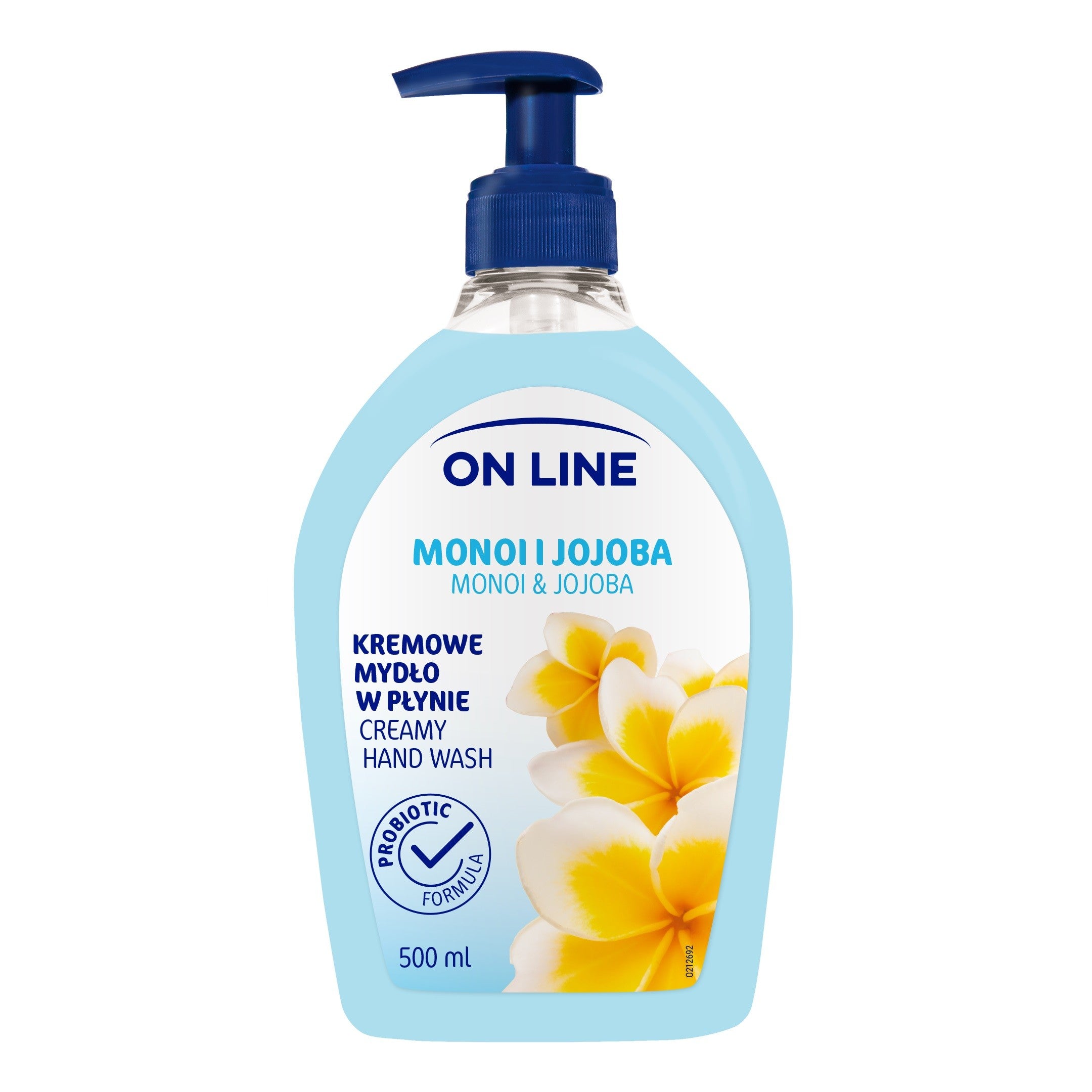 On Line Monoi and Jojoba creamy liquid soap - 500ml dispenser | Vaistine1.lt | WestPharmacy.eu