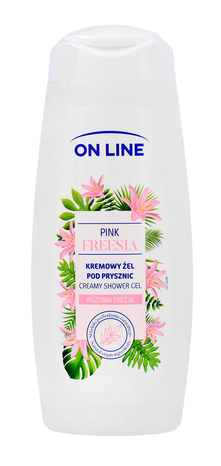 On Line Creamy Shower Gel Pink Freesia (Pink Freesia) 400ml | Vaistine1.lt | WestPharmacy.eu