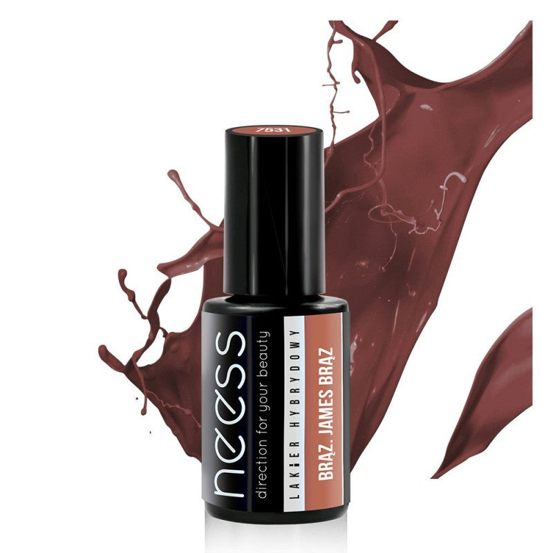 NEESS Hybrid Rubber Lacquer 7531 Brown, James Brown 4ml | Vaistine1.lt | WestPharmacy.eu
