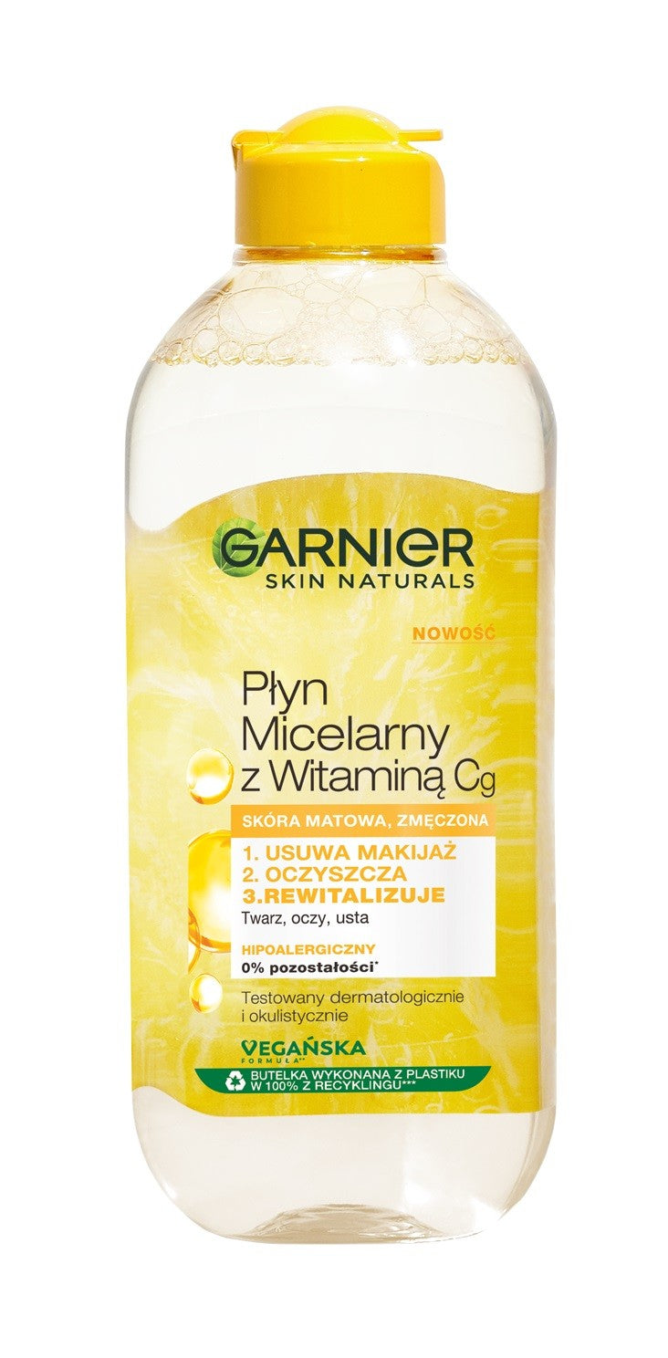 Garnier Skin Naturals Vitamin C Micellar Water Vitamin Cg - for dull and tired skin 400ml | Vaistine1.lt | WestPharmacy.eu