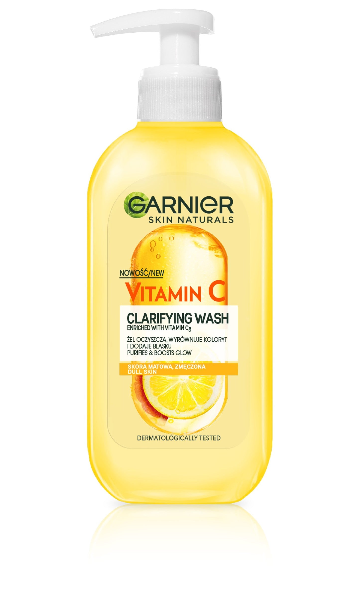 Garnier Skin Naturals Vitamin C Cleansing Gel Vitamin Cg and Citrus - for dull and tired skin 200ml | Vaistine1.lt | WestPharmacy.eu