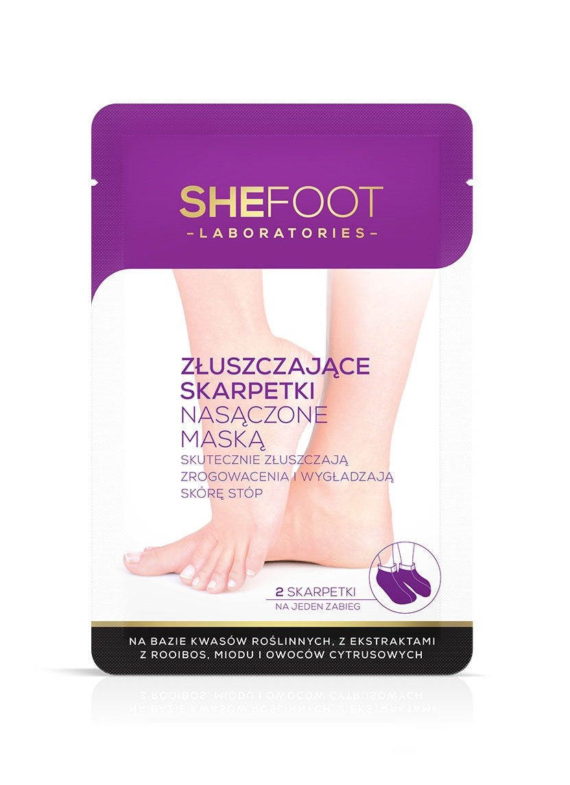 SHEFOOT Exfoliating foot mask with disposable sock 34 ml | Vaistine1.lt | WestPharmacy.eu