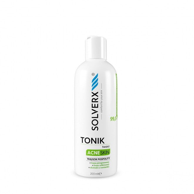 SOLVERX Acne Skin Toner for face anti-acne 200ml | Vaistine1.lt | WestPharmacy.eu