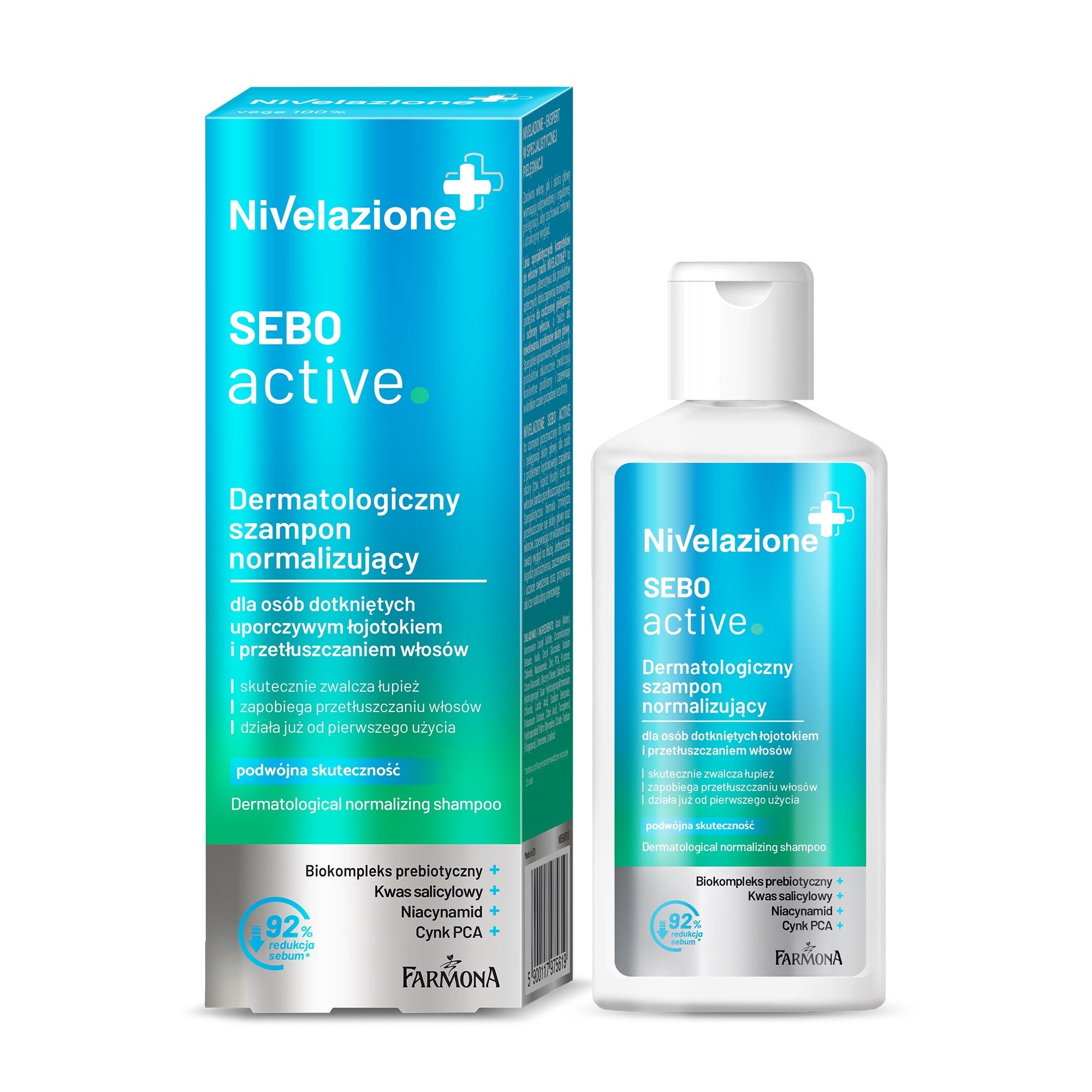 Farmona Nivelazione+ Dermatological Normalizing Shampoo Sebo Active for oily hair and seborrhea 100ml | Vaistine1.lt | WestPharmacy.eu