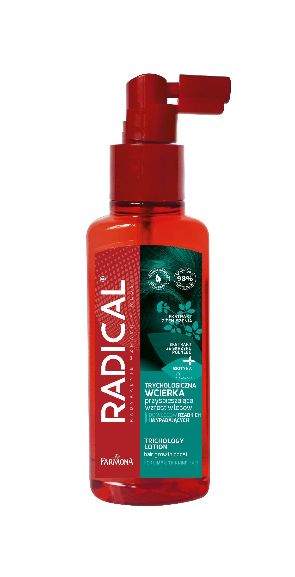 Farmona Radical Trichological Lotion Accelerating Hair Growth 100ml | Vaistine1.lt | WestPharmacy.eu