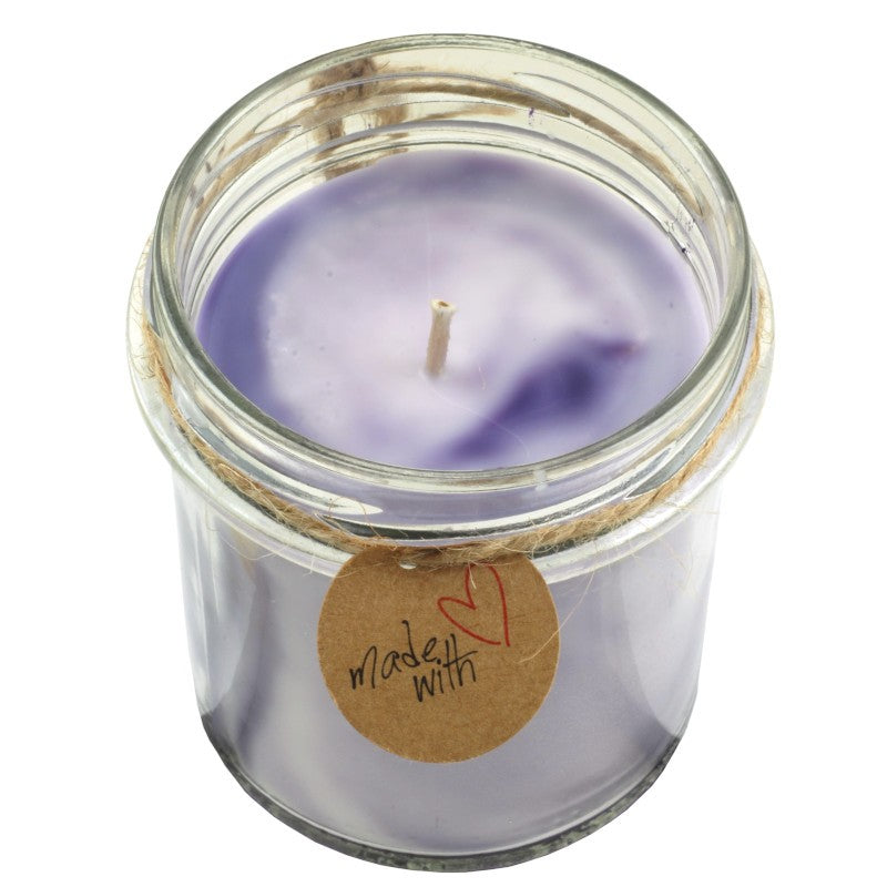 MIA BOX Marbled candle with Lavender scent 240g | Vaistine1.lt | WestPharmacy.eu
