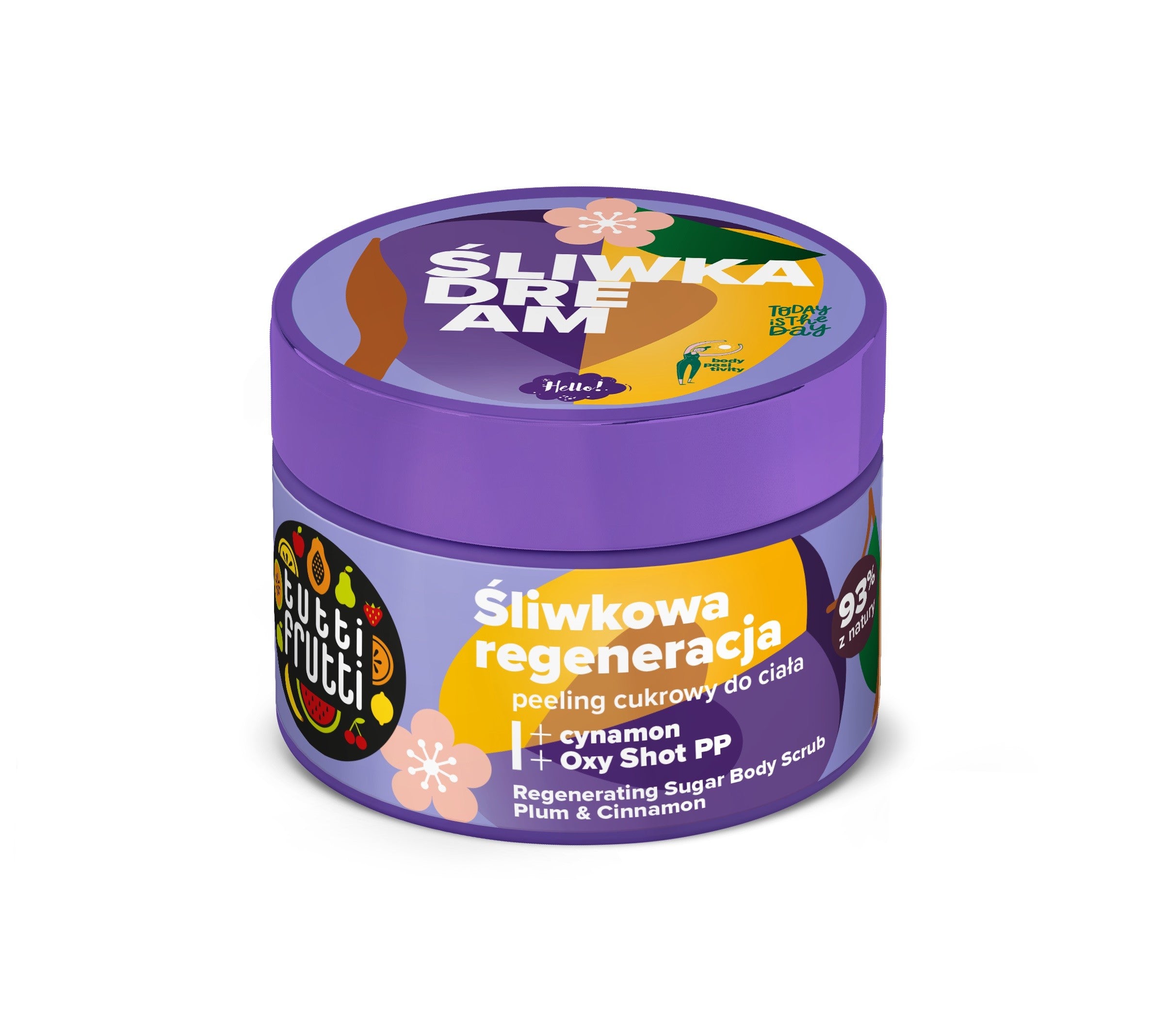 Farmona Tutti Frutti Plum Dream Sugar body scrub Plum Regeneration 300g | Vaistine1.lt | WestPharmacy.eu