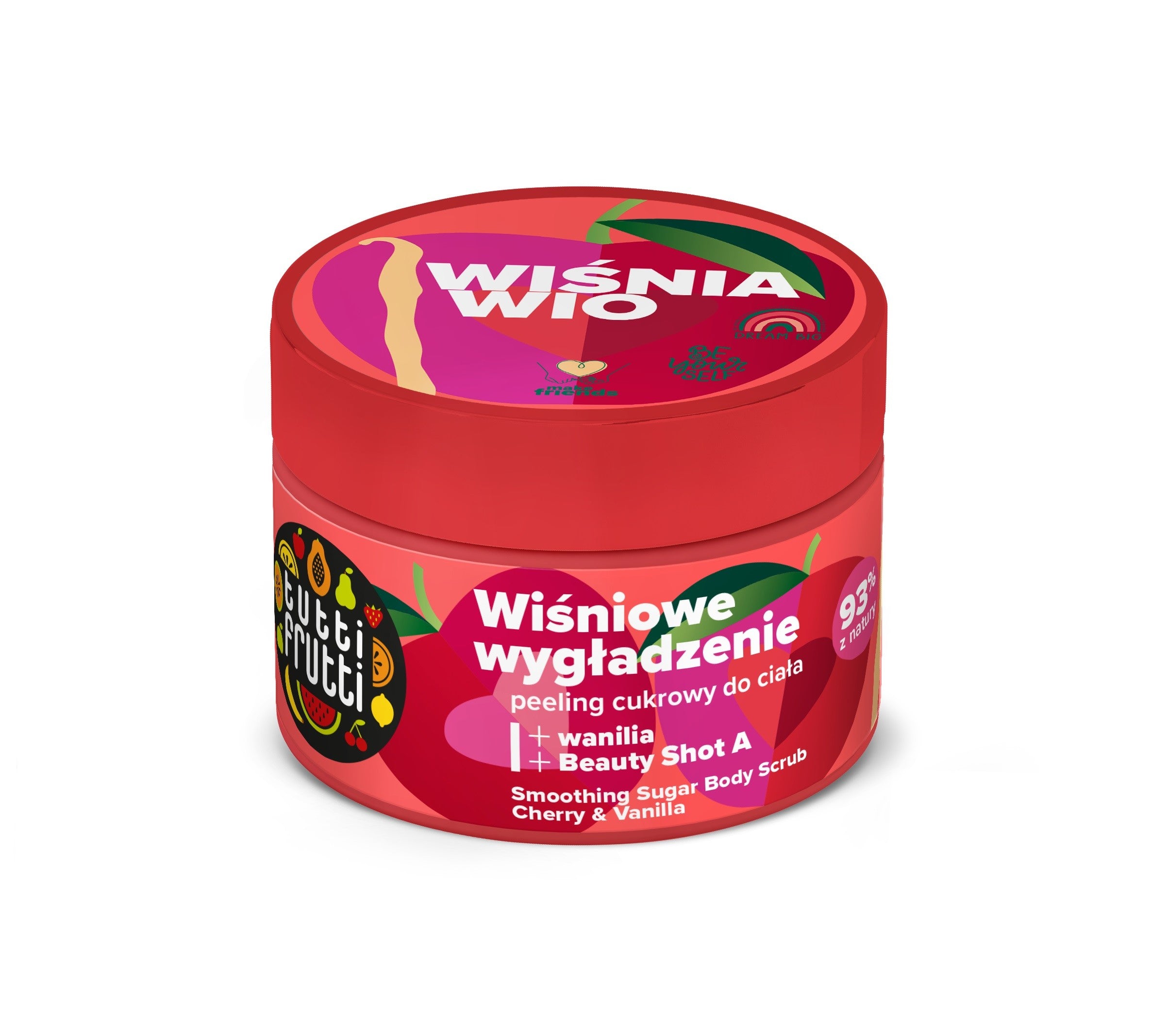 FARMONA TUTTI FRUTTI Peeling 300ml Cherry and Vanilla | Vaistine1.lt | WestPharmacy.eu