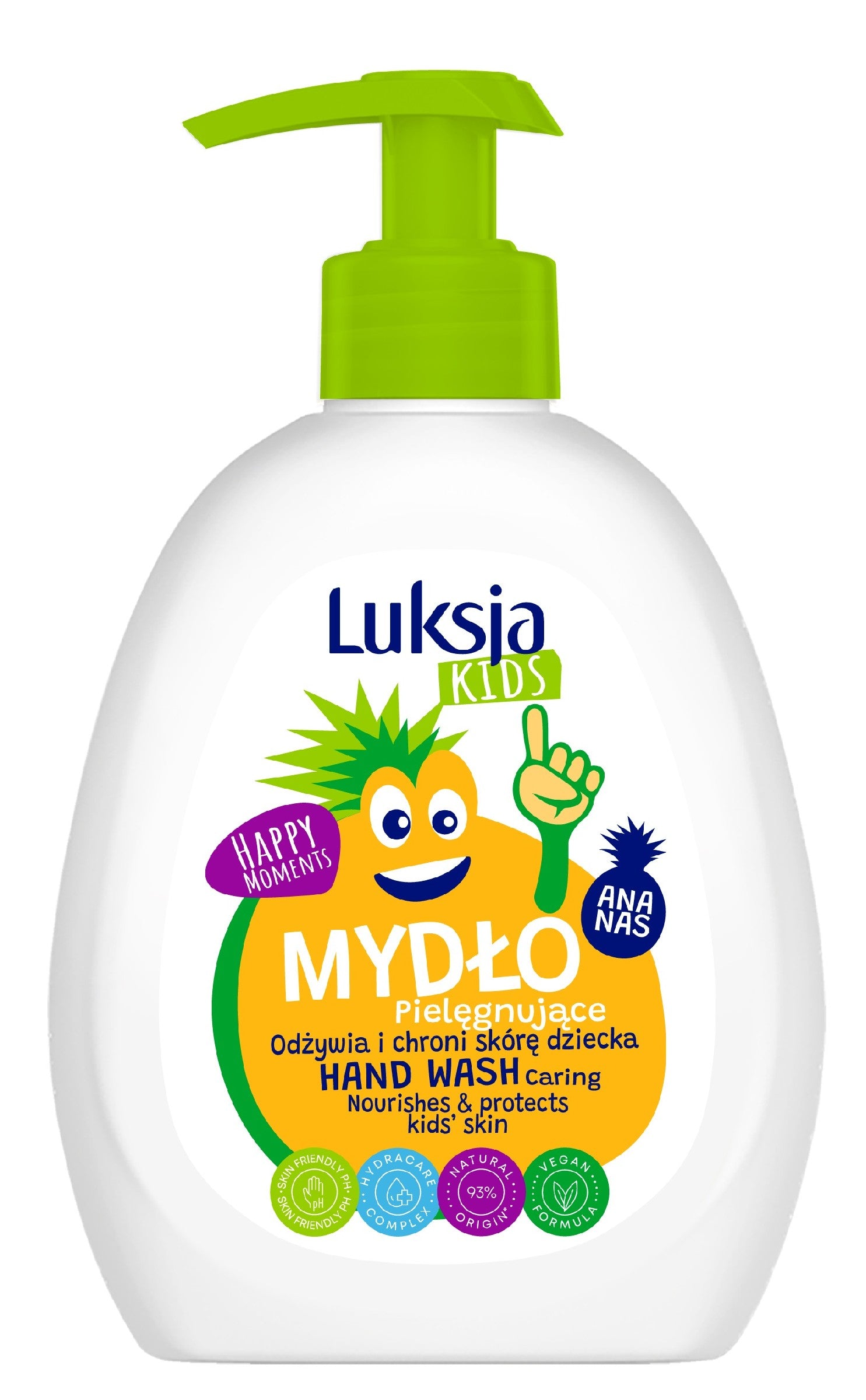 Luksja Kids Moisturizing Liquid Soap for Children - Pineapple 300ml | Vaistine1.lt | WestPharmacy.eu