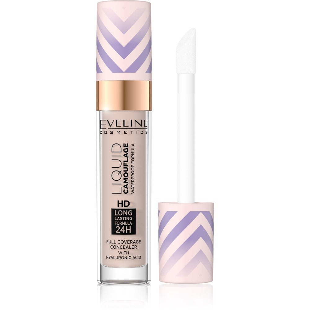 Eveline Liquid Camouflage Waterproof Concealer with hyaluronic acid no. 03 Soft Natural 7.5ml | Vaistine1.lt | WestPharmacy.eu
