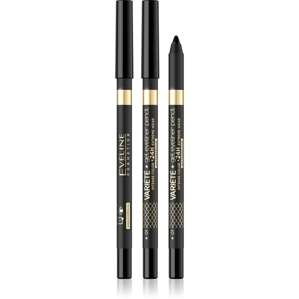 Eveline Variety Gel Eyeliner No. 01 Black 1pc | Vaistine1.lt | WestPharmacy.eu