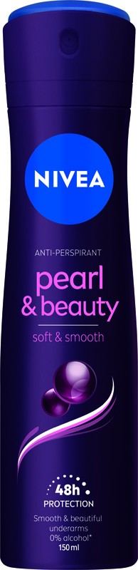 Nivea PEARL & BEAUTY BLACK deodorant women's spray 150ml | Vaistine1.lt | WestPharmacy.eu