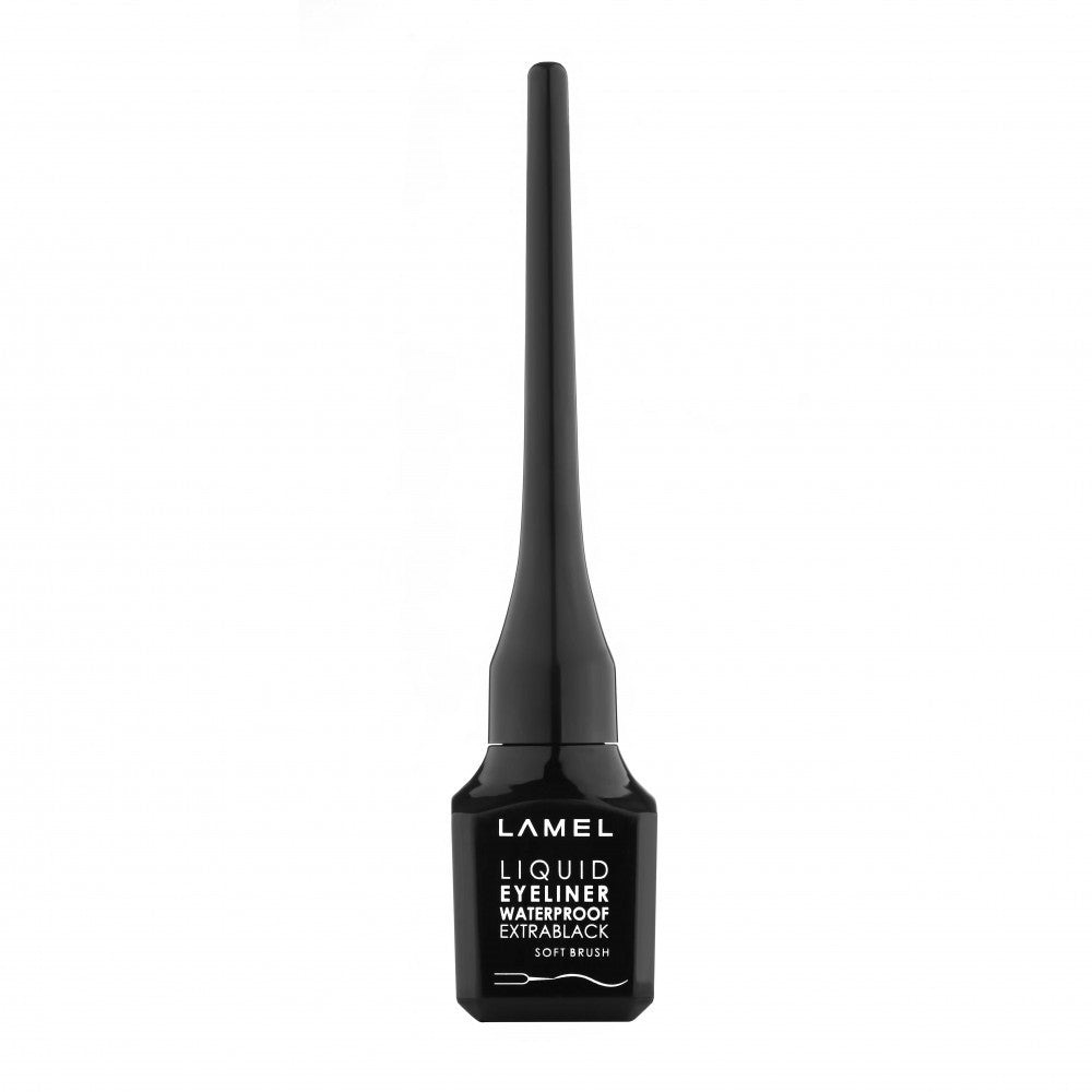 LAMEL Basic Liquid Eyeliner with soft brush - extrablack 3.5ml - Vaistine1.lt | WestPharmacy.eu