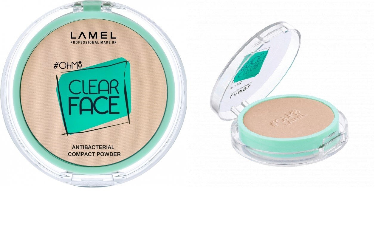 LAMEL OhMy Clear Face Powder compact antibacterial no 401 6g | Vaistine1.lt | WestPharmacy.eu
