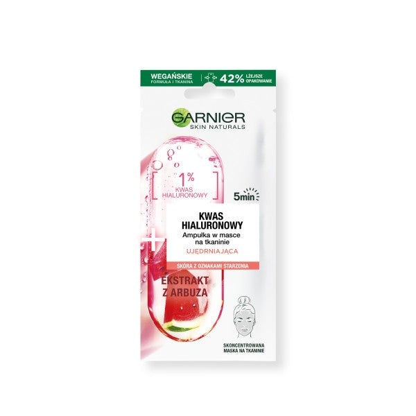 Garnier Skin Naturals Firming ampoule in a fabric mask with 1% hyaluronic acid 15g | Vaistine1.lt | WestPharmacy.eu